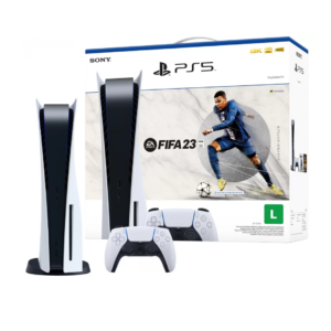 Console Playstation 5 + FIFA 23, 825GB, White, Com 1 Controle, PS5, CFI-1214A01X