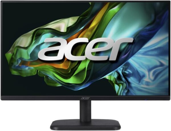 MONITOR ACER EK1 series - EK241Y Ebi Preto LED IPS 23.8” FHD 1920 x 1080 100 Hz sRGB 99% 1ms VRB AMD FreeSync ZeroFrame