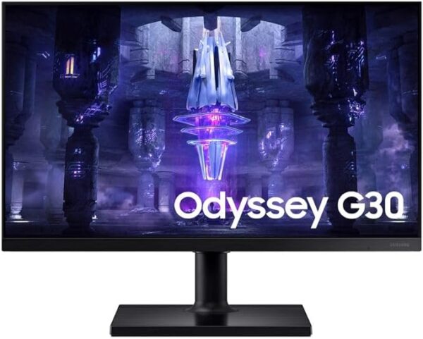 Monitor Gamer Samsung Odissey G30 24 Pol. Full HD LCD, 144Hz, Ajuste De Altura, Freesync Premium, Preto - Ls24bg300elmzd