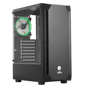 Gabinete Gamer Ninja Hades, Mid Tower, RGB, ATX, Black, Sem Fonte, Com 1 Fan