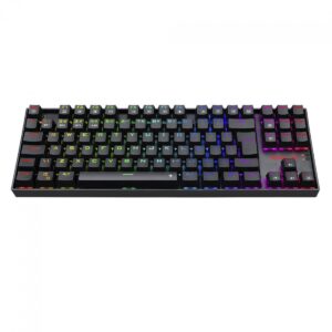 Teclado Mecânico Gamer Redragon Kumara Pro, Wireless, RGB, Switch Brown, ABNT2, Black, K552RGB-BRS-B
